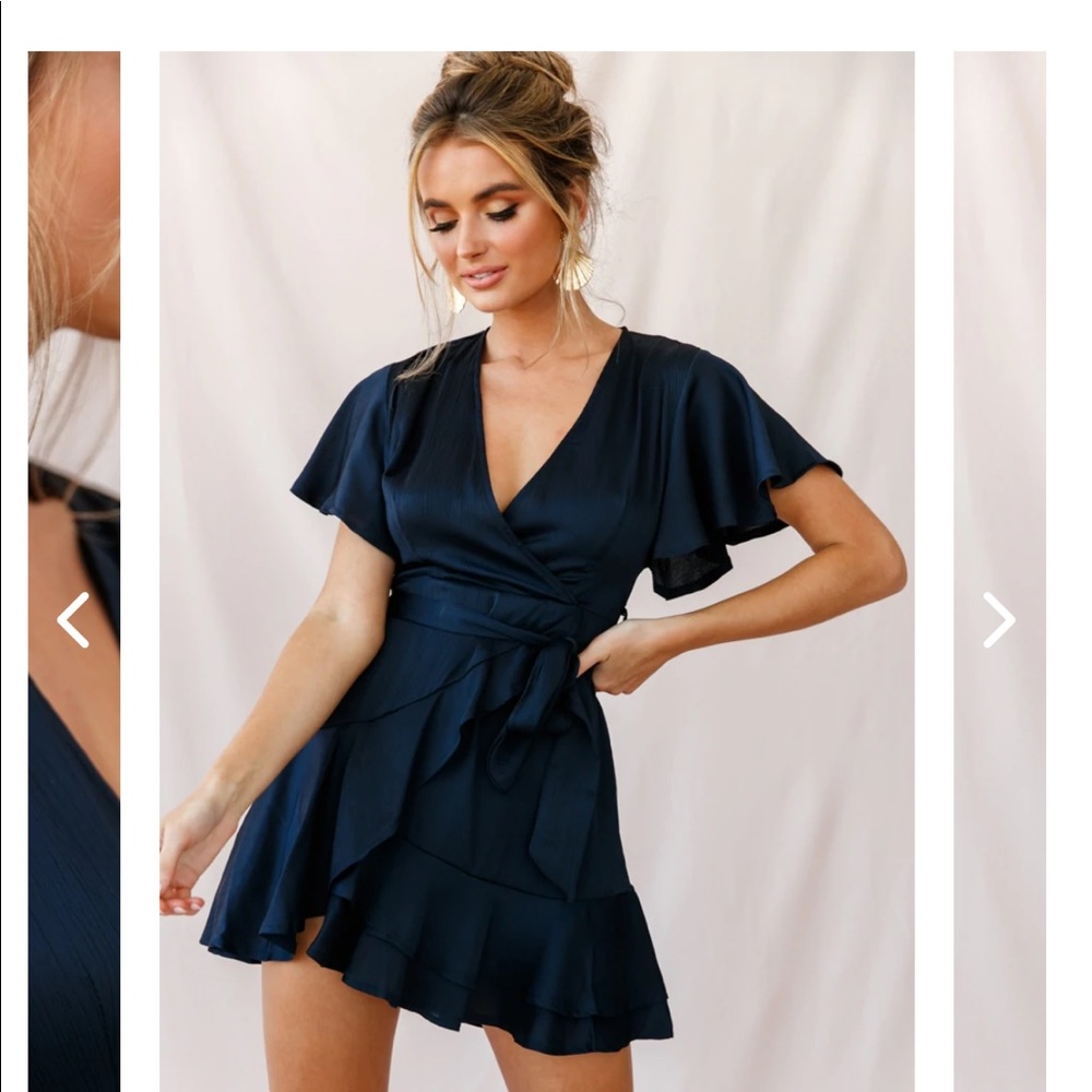 Selfie Leslie Satin Dress
